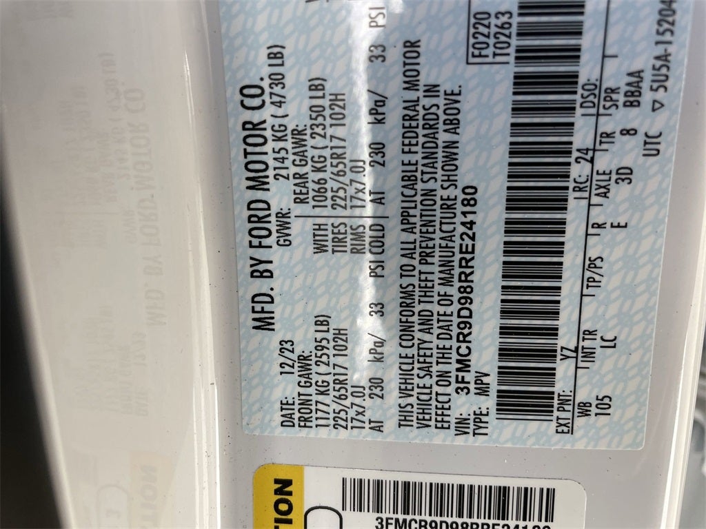 2024 Ford Bronco Sport Badlands 4WD