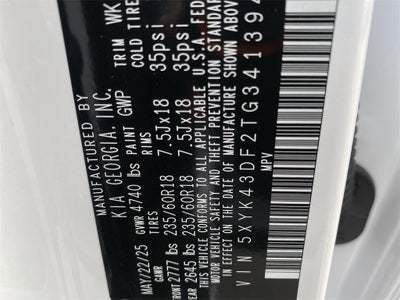 2026 Kia Sportage SX