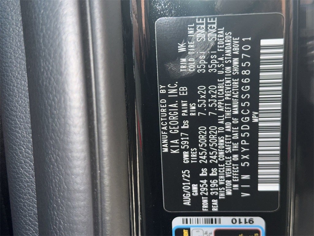 2025 Kia Telluride SX