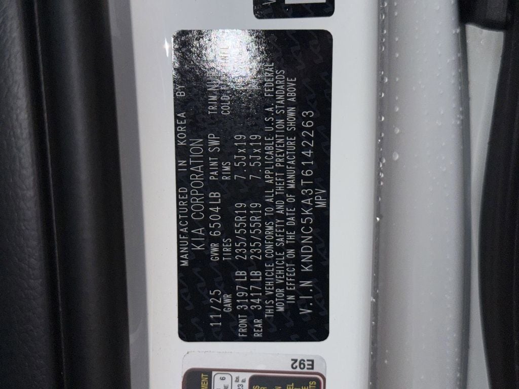 2026 Kia Carnival Hybrid EX