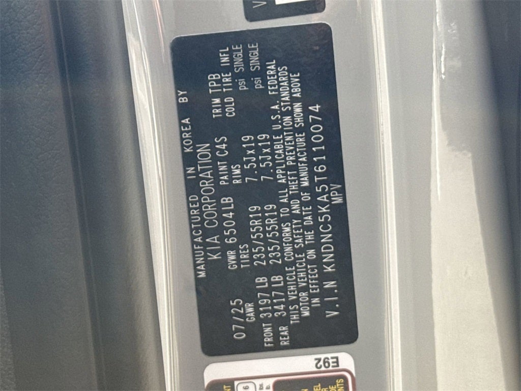 2026 Kia Carnival Hybrid EX