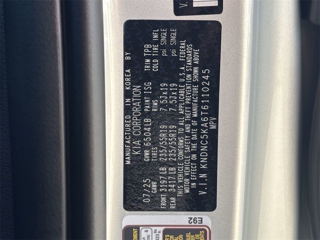 2026 Kia Carnival Hybrid EX